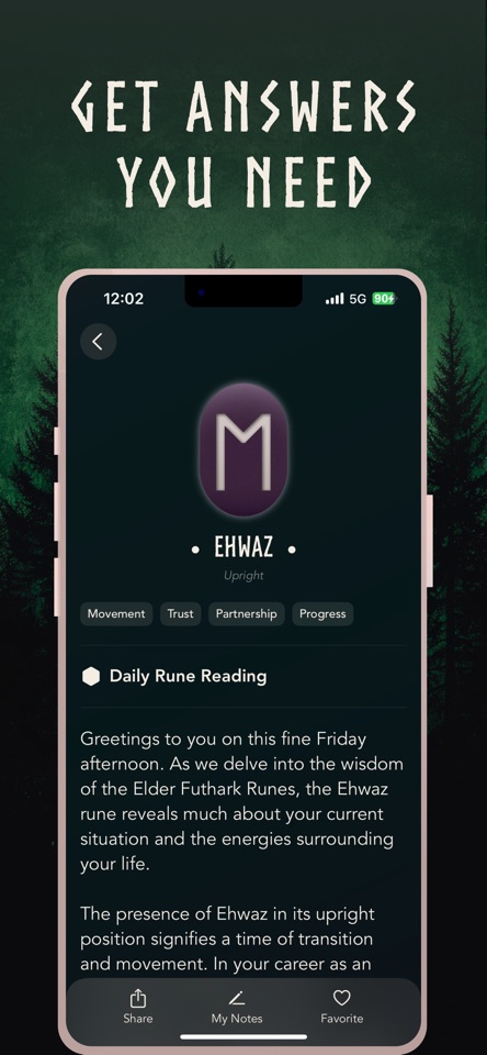 Daily rune reading answers